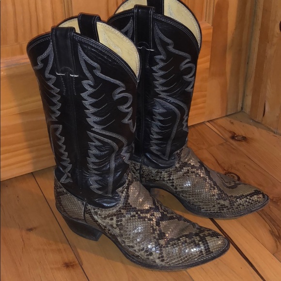 Justin Boots Other - Men’s Justin 🐍 Snakeskin boots 👢